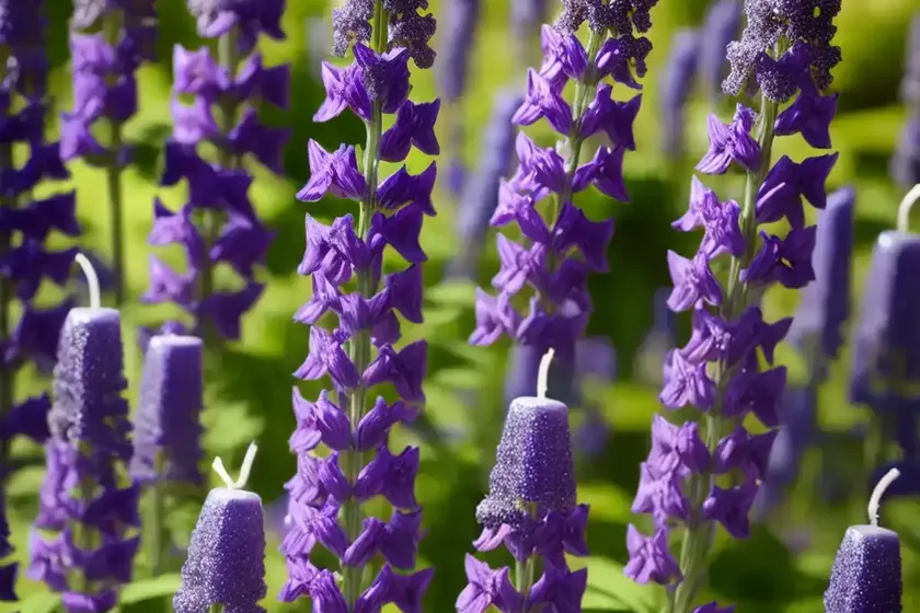Delphinium ‘magic fountain lavender’ (candle larkspur) — photo 3