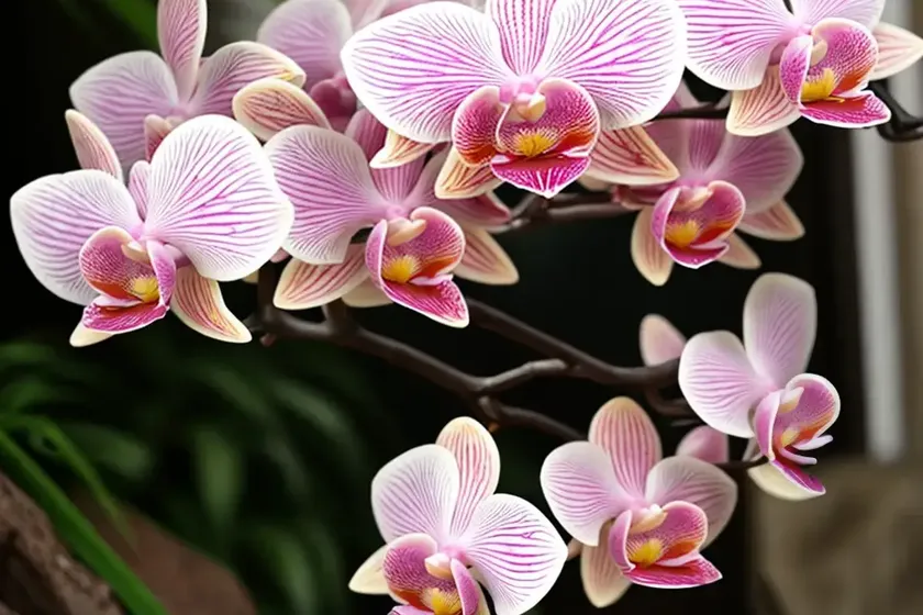 Dendrobium kingianum (pink rock orchid) — photo 2