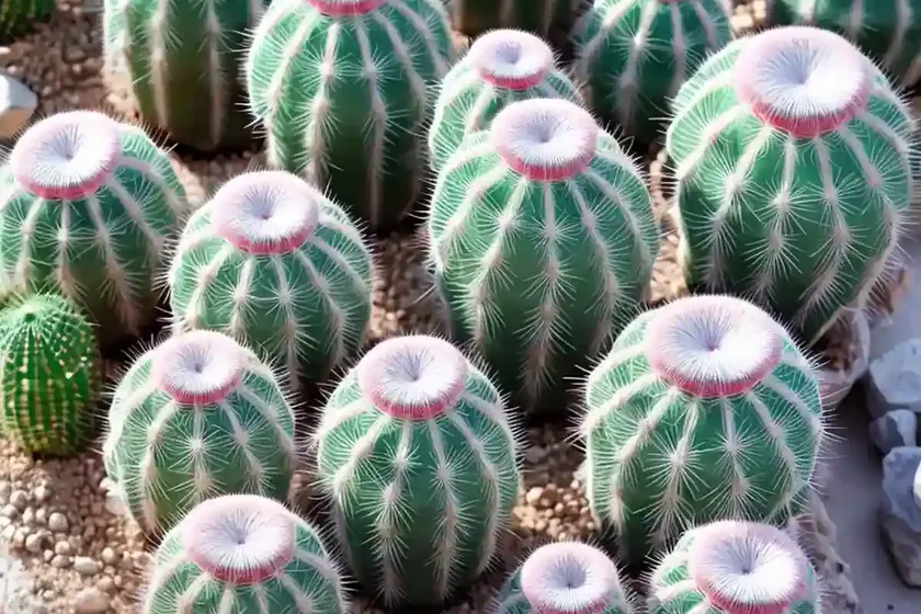 Desert gem cactus (mammillaria vetula ssp. gracilis) — photo 3