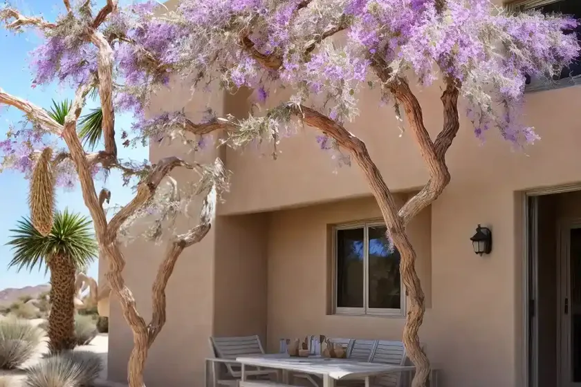 Desert willow (chilopsis linearis lucretia hamilton)