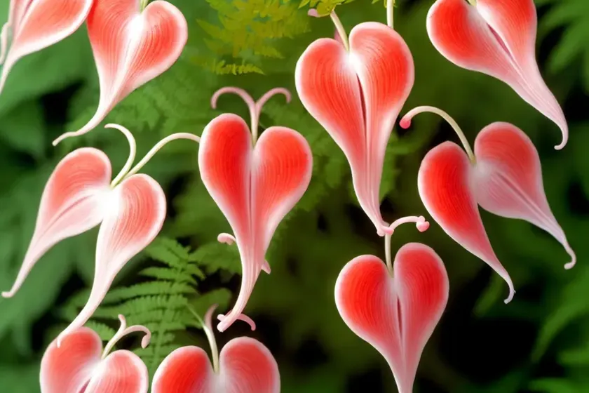 Dicentra ‘burning hearts’ (fern-leaf bleeding heart) — photo 3