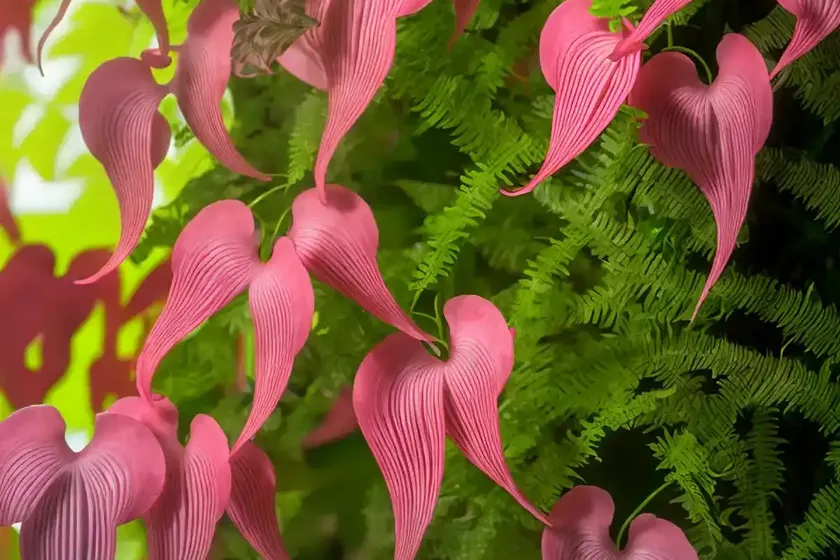 Dicentra ‘luxuriant’ (fern-leaf bleeding heart)