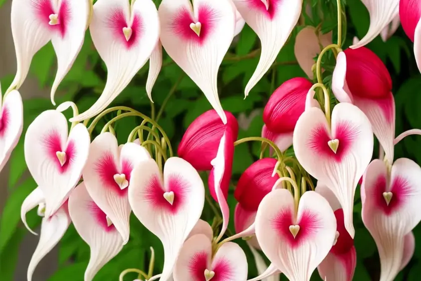 Dicentra spectabilis ‘gold heart’ (bleeding heart) — photo 3