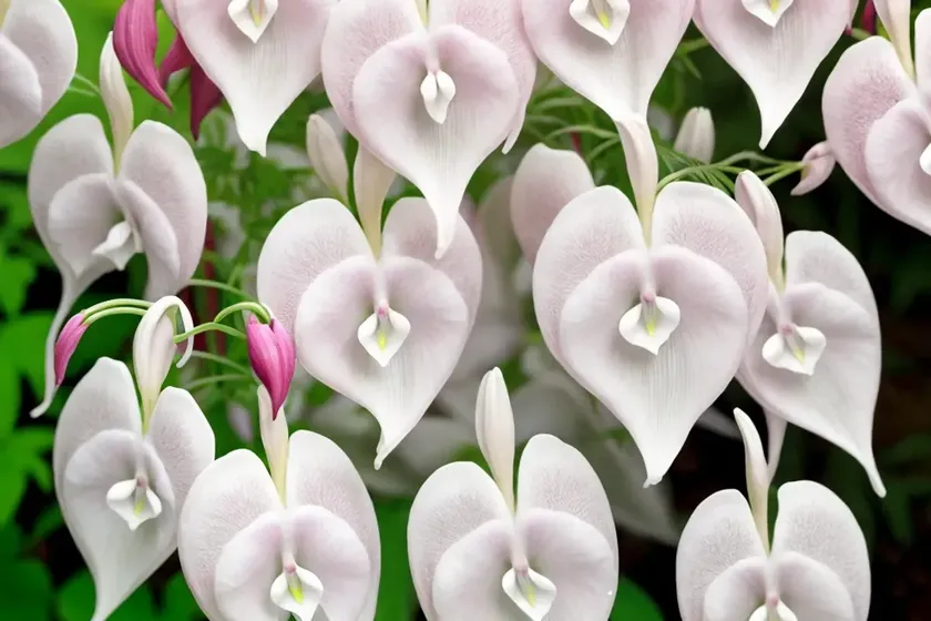 Dicentra spectabilis ‘white gold’ (bleeding heart) — photo 3