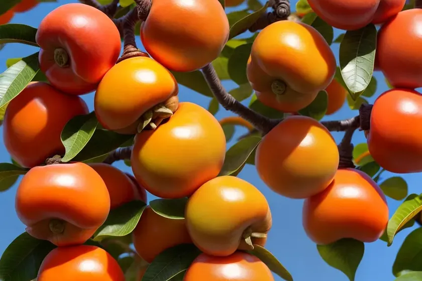 Diospyros kaki ‘jiro’ (japanese persimmon) — photo 2