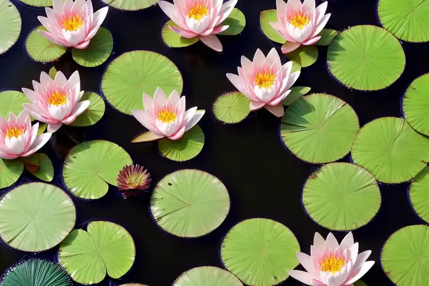 Dotleaf waterlily (nymphaea ampla) — photo 3