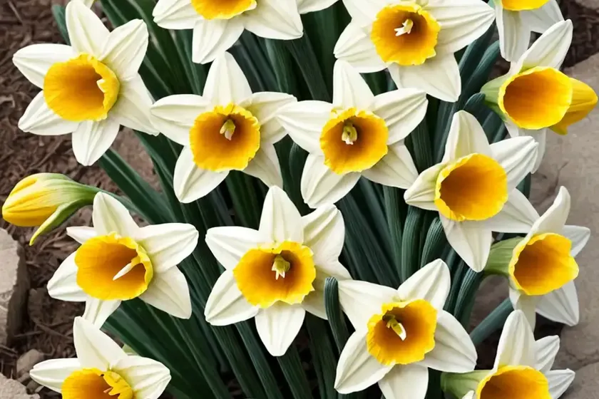 Double Daffodil (Narcissus ‘Erlicheer’) — photo 3