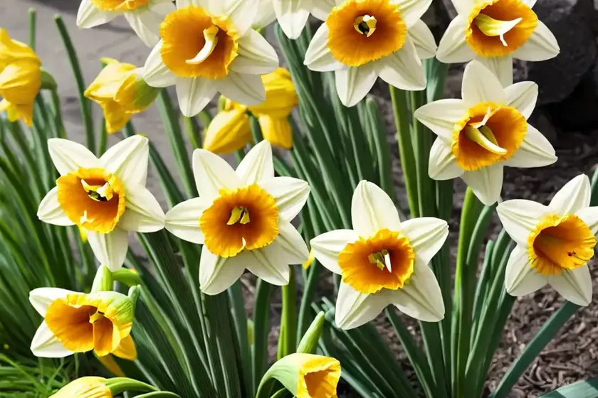Double Daffodil (Narcissus ‘Tahiti’) — photo 3