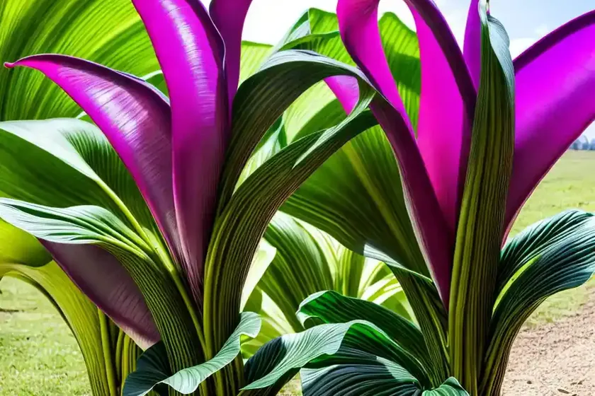 Dragon arum (dracunculus vulgaris)