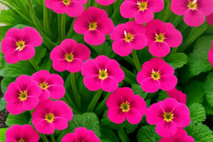 Drumstick primula (primula denticulata ‘cashmeriana ruby’)