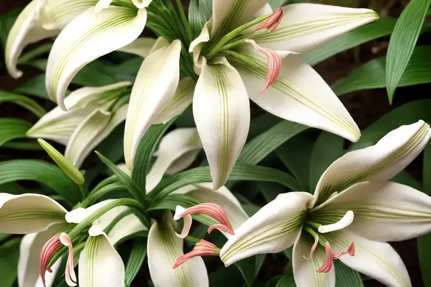 Dwarf asiatic lily (lilium ‘ivory pixie’) — photo 3