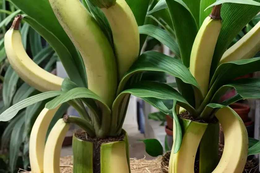 Dwarf cavendish banana (musa acuminata ‘dwarf cavendish’) — photo 3