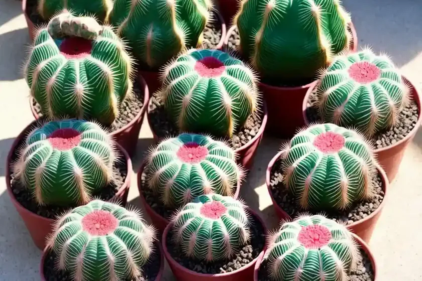 Dwarf chin cactus (gymnocalycium baldianum) — photo 3