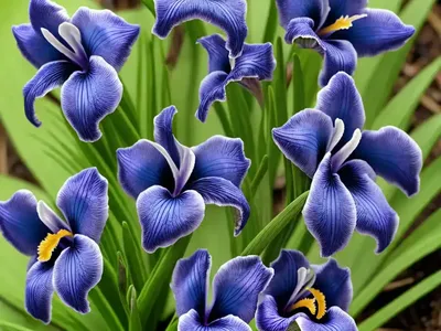 Dwarf Crested Iris (Iris Cristata)
