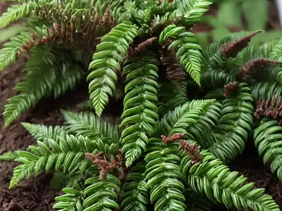 Dwarf Holly Fern (Polystichum Luctuosum)