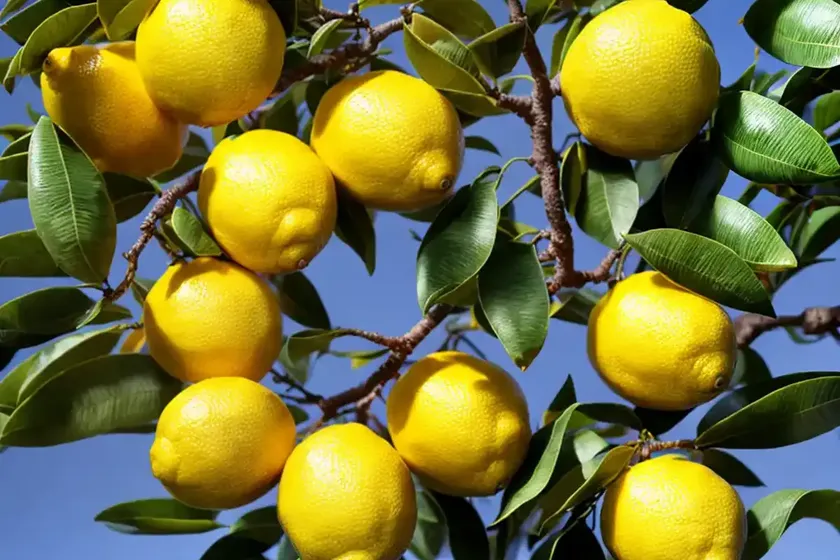 Dwarf meyer lemon tree (citrus limon ‘improved meyer’) — photo 3
