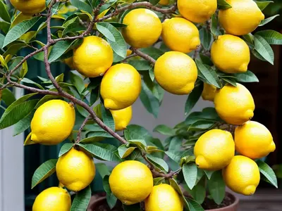 Dwarf Meyer Lemon Tree (Citrus Limon ‘improved Meyer’)