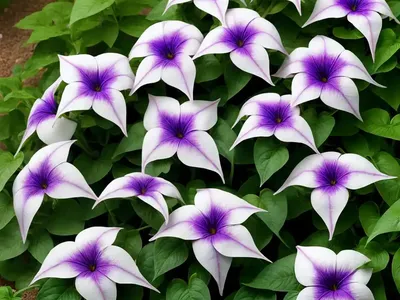 Dwarf Morning Glory (Convolvulus Tricolor)
