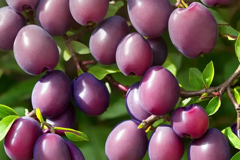 Dwarf plum (prunus domestica ‘johnson’ starking delicious) — photo 2