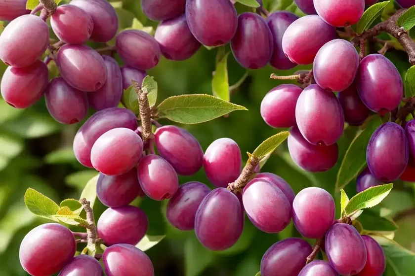 Dwarf plum (prunus domestica ‘johnson’ starking delicious) — photo 3