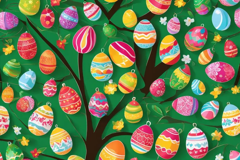 Easter Christmas Trees: Mixing Holiday Traditions