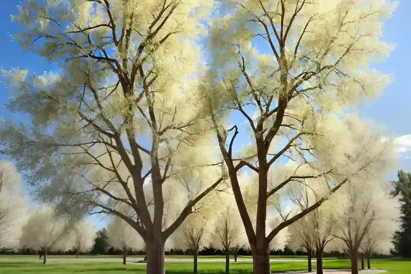 Eastern cottonwood (populus deltoides)