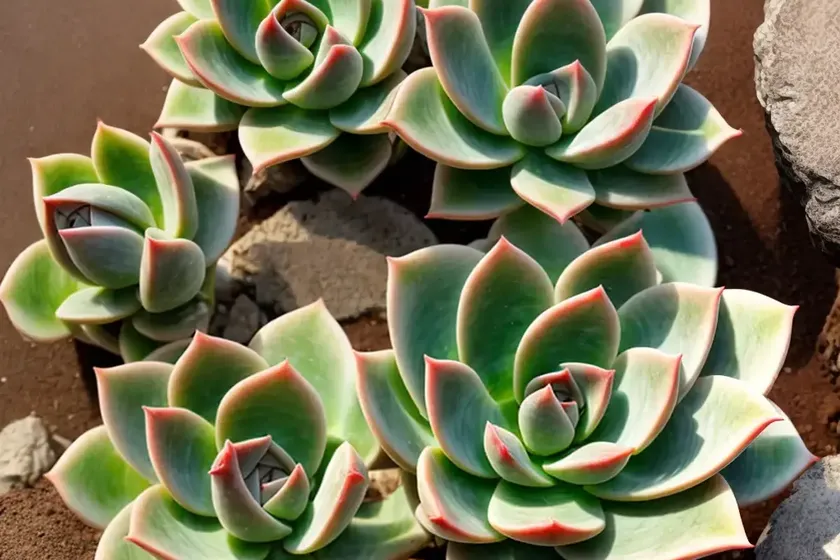 Echeveria ‘lady aquarius’)