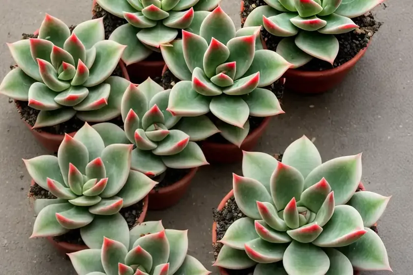 Echeveria setosa (mexican firecracker) — photo 3