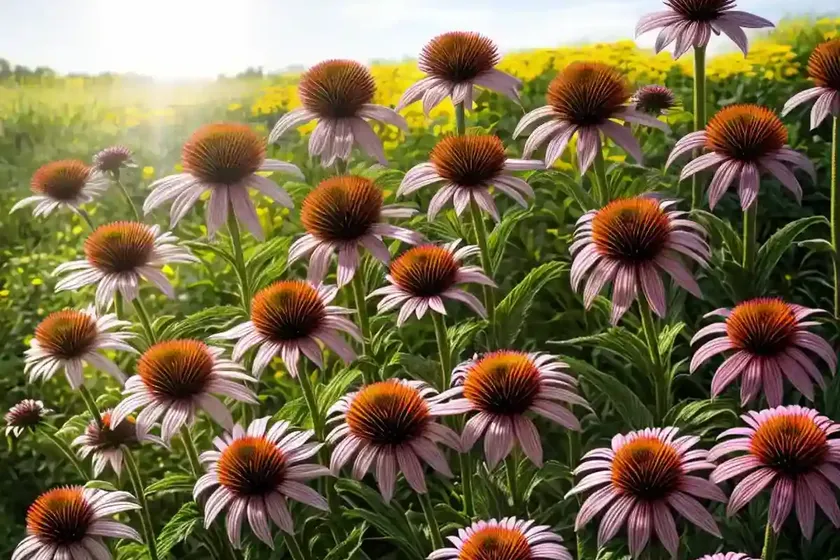 Echinacea purpurea lemon drop (coneflower) — photo 3