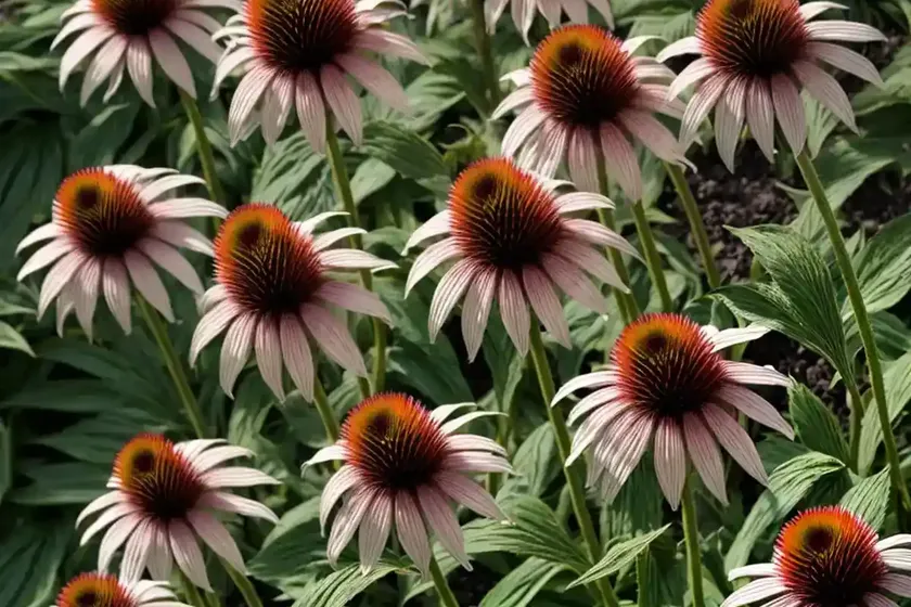 Echinacea purpurea ‘milkshake’ (coneflower) — photo 2