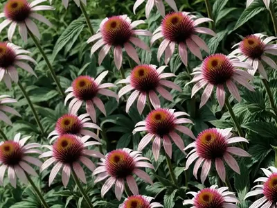 Echinacea Purpurea ‘Pink Poodle’ (Coneflower)