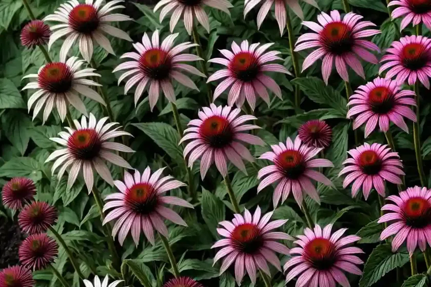 Echinacea purpurea ‘raspberry truffle’ (coneflower) — photo 2