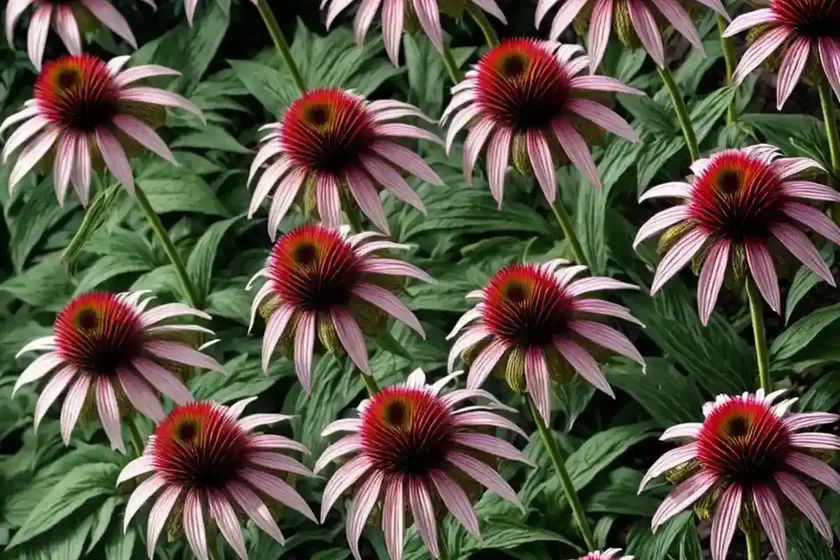 Echinacea purpurea ‘razzmatazz’ (coneflower)
