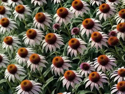 Echinacea Purpurea ‘Vanilla Cupcake’ (Coneflower)