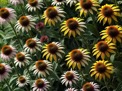 Echinacea Purpurea Yellow Rainbow Marcella (Coneflower)