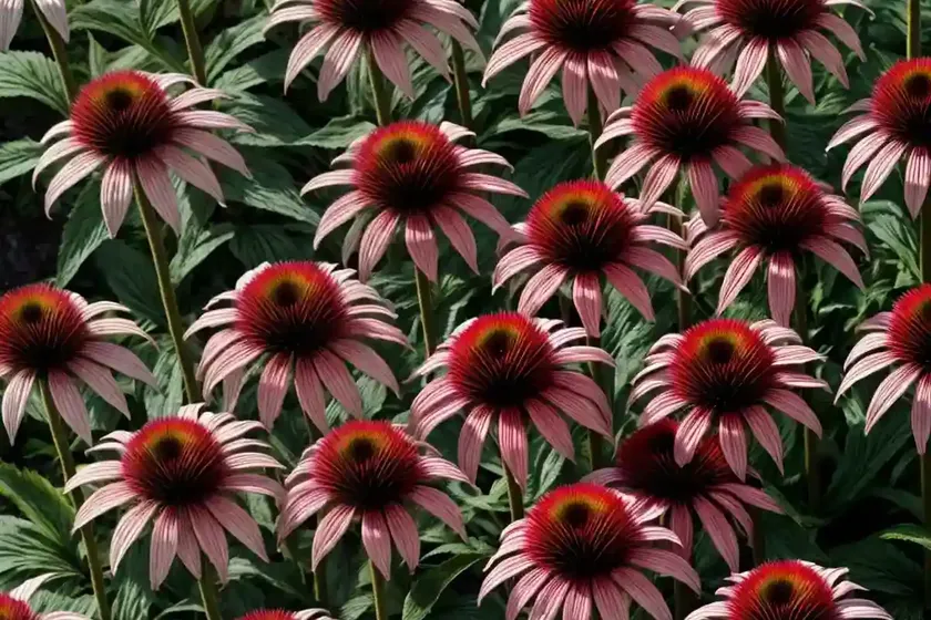 Echinacea x hybrida artisan� red ombre (coneflower)