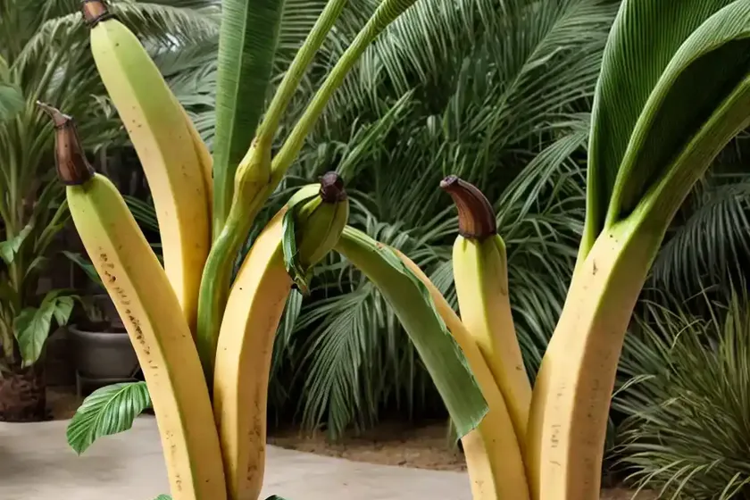 Edible banana (musa x paradisiaca) — photo 2