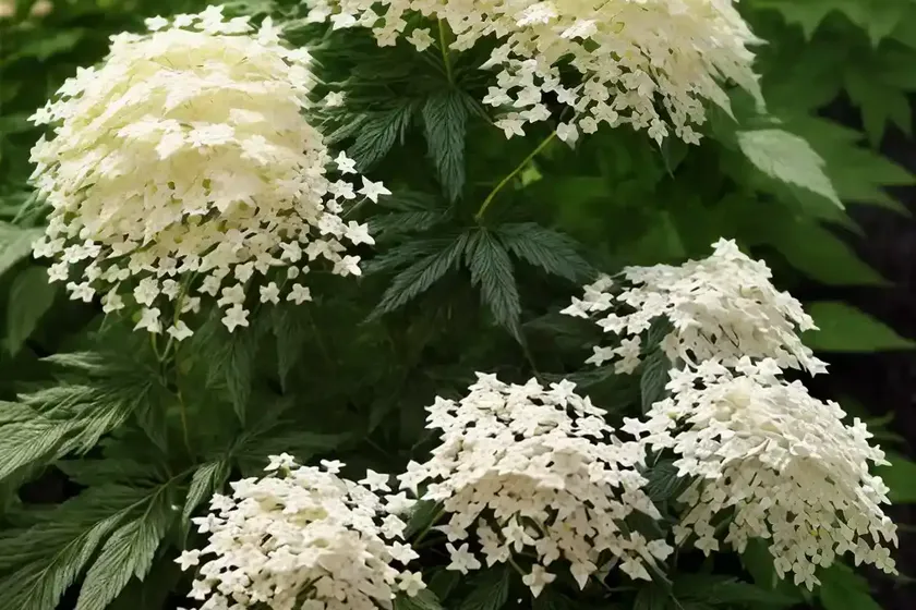 Elderberry (sambucus racemosa ‘smnsrd4’ lemony lace) — photo 3