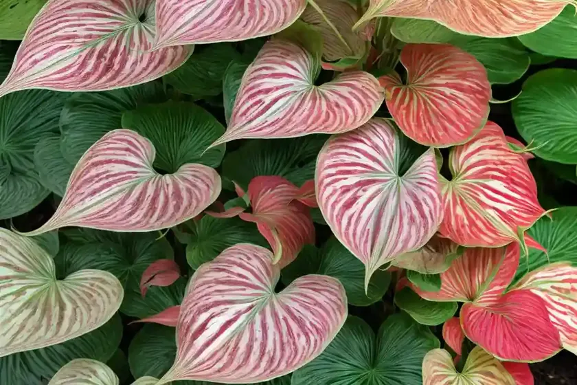 Elephant ear ‘junior improved’ (caladium candidum ‘junior improved’) — photo 3