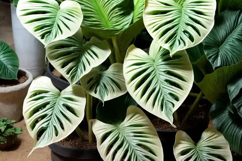 Elephant ear ‘sumo’ (alocasia ‘sumo’)