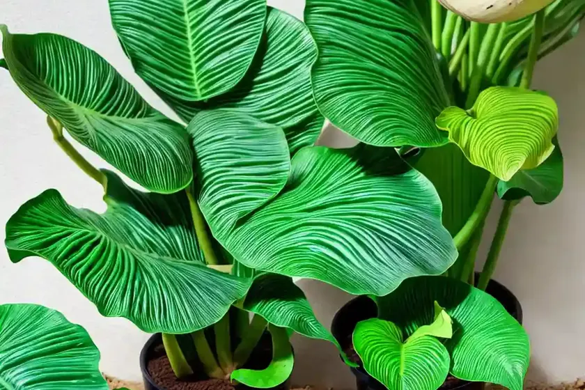 Elephant ear ‘tea cup’ (colocasia esculenta ‘tea cup’) — photo 2
