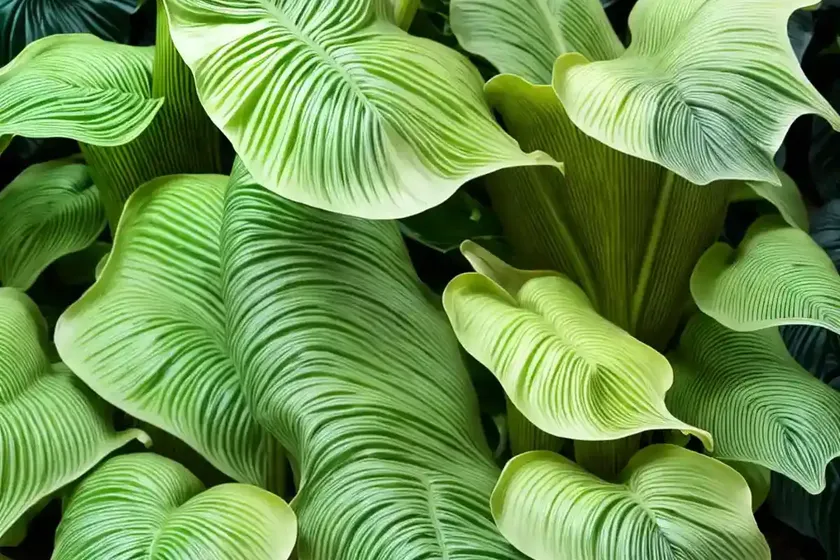 Elephant ear ‘tea cup’ (colocasia esculenta ‘tea cup’) — photo 3