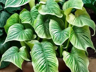Elephant Ear ‘tea Cup’ (Colocasia Esculenta ‘tea Cup’)