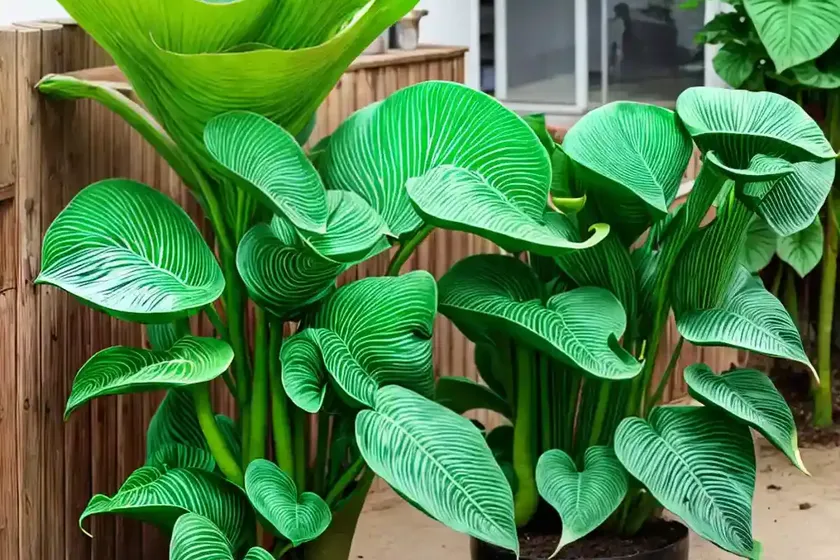 Elephant Ears Plant (Colocasia) — photo 2