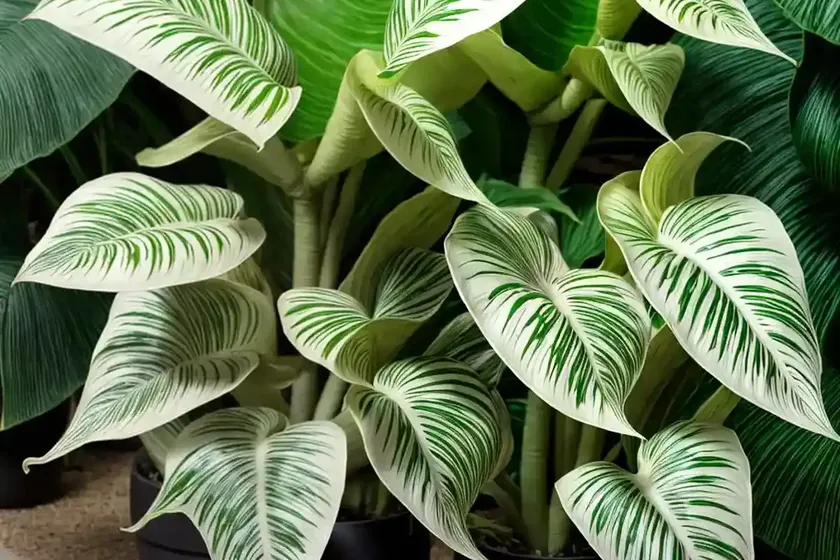 Elephant’s-ears (alocasia mortfontanensis) — photo 2