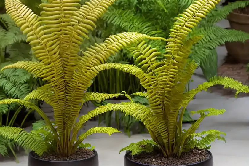 Elkhorn fern (platycerium bifurcatum)