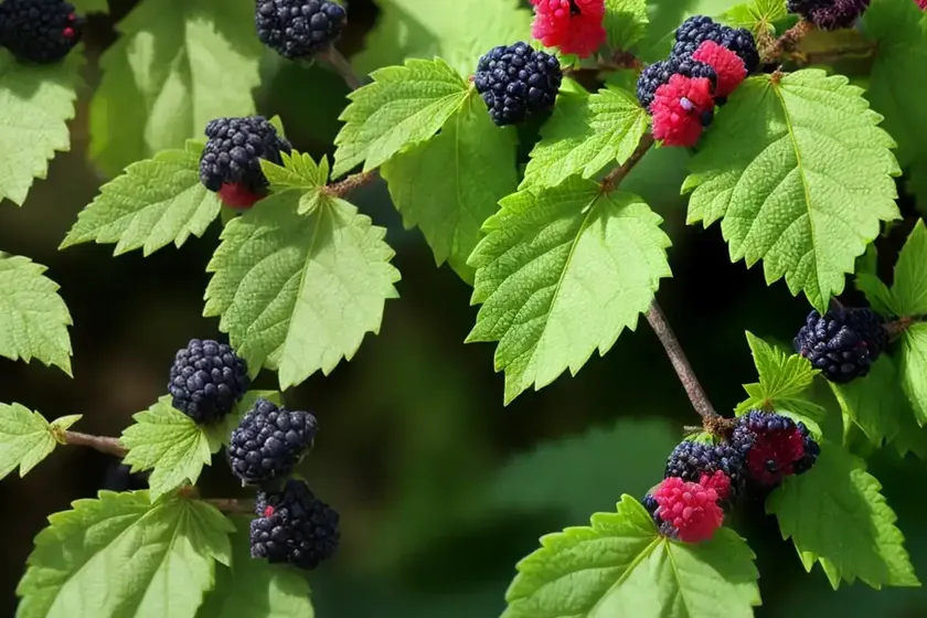 Elm-leaf Blackberry (Rubus Ulmifolius) — photo 2