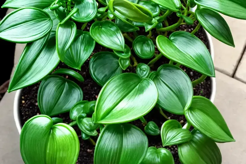 Emerald ripple pepper (peperomia caperata) — photo 2