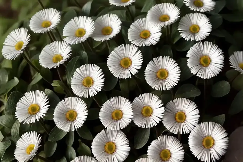 English daisy (bellis perennis ‘pas285179’ bellissima red) — photo 2