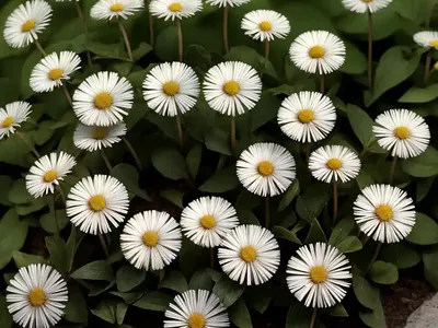 English Daisy (Bellis Perennis ‘PAS285179’ BELLISSIMA RED)
